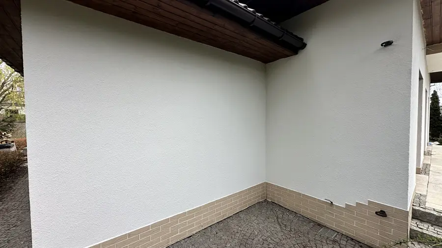 Elewacja po myciu przez PC Dach